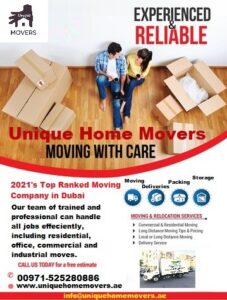 Trusted Movers and Packers Dubai